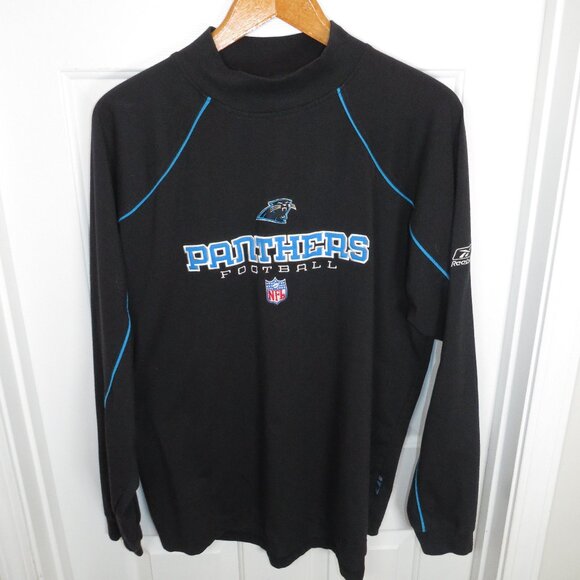 Vintage Carolina Panthers Reebok NFL Team Apparel Turtleneck Pullover Size XL - Picture 1 of 4